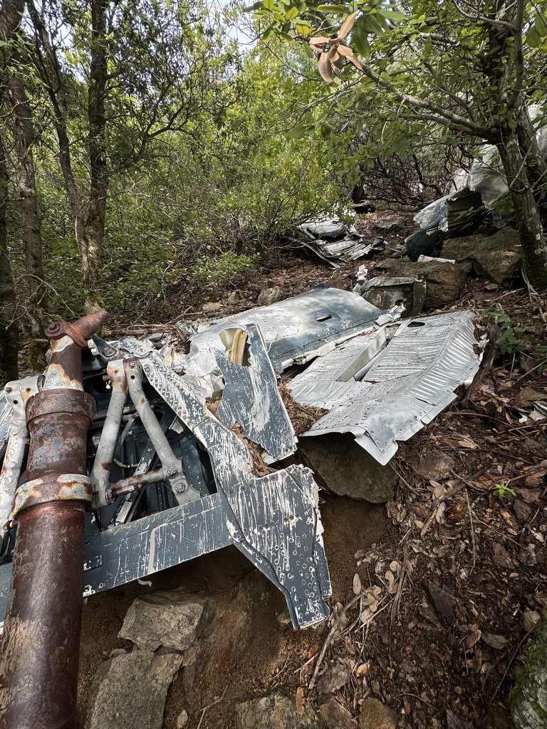 More wreckage pieces